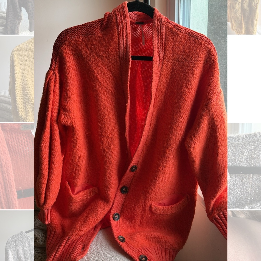 Free People Oversized Cardigan Size S